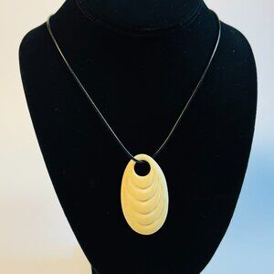 Y2K Gorpcore Vintage Jewelry Boho Pendant Necklace 2000s Corded, Retro Cute